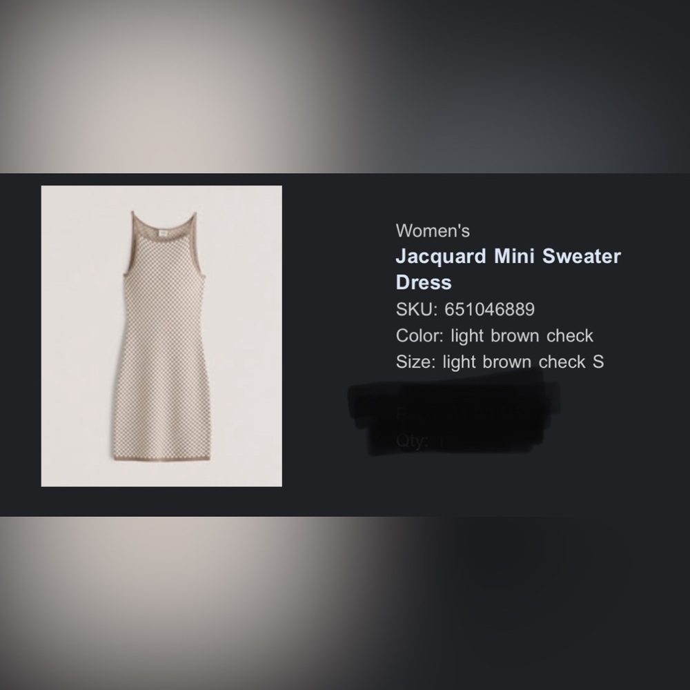 Abercrombie knit dress